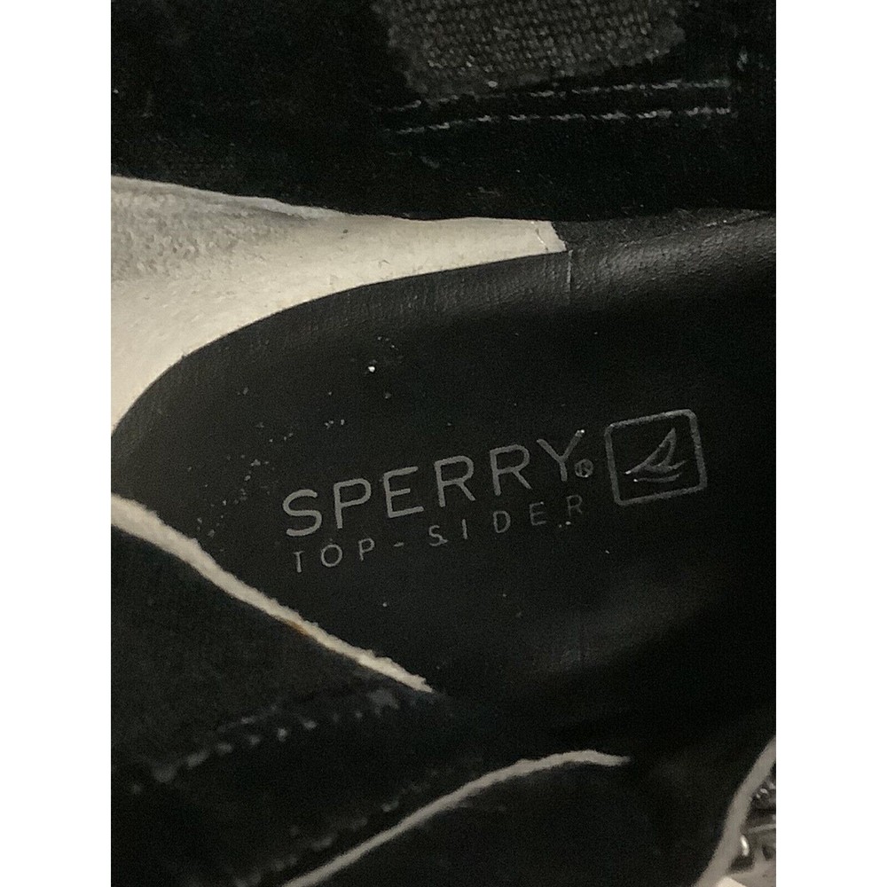 SPERRY TOP SIDER Women's Black Leather Boots - Size 7.5M - Picture 10 of 12